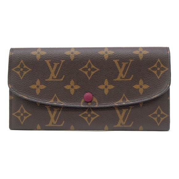 Louis Vuitton Portefeuille Fuchsia Wallet Monogram Emily - Picture 1 of 3